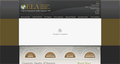 Desktop Screenshot of elaoutdoorliving.com